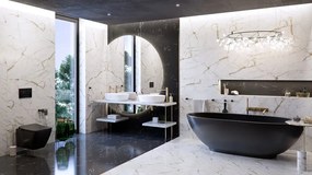 BISK Erga Madison, álló szappanadagoló, fehér-arany, ERG-08142