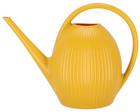 Műanyag bordázott locsolókanna, 9,6 literes, sárga