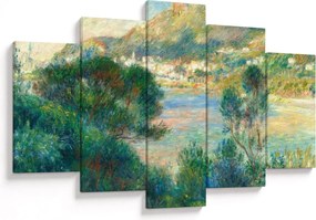 Kép - Auguste Renoir, View of Monte Carlo from Cap Martin, reprodukciók (150x105 cm)