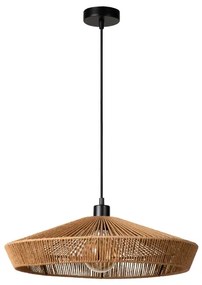 Lucide 10413/50/72 - Csillár zsinóron YUNKAI 1xE27/60W/230V átm. 50 cm barna