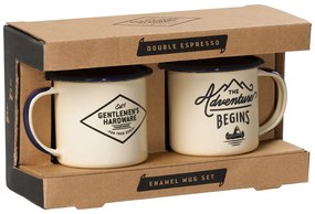 2 db zománcozott kávésbögre, 150 ml - Gentlemen's Hardware