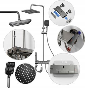 Zuhany szett Zuhanyoszlop Esőztető, fürdőszobai zuhany