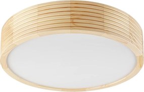 Mennyezeti lámpa NATURAL MODERN 2xE27/15W/230V, átmérő 37,5 cm, fenyő