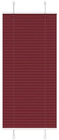pliszírozott redőny Bordeaux piros 55x100 cm Szövetszélesség