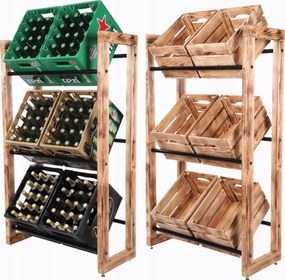 Italtartó állvány Sörszállító állvány Fém Öko Rudak