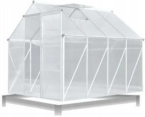 Polikarbonát üvegház 2,5x1,9x1,95m
