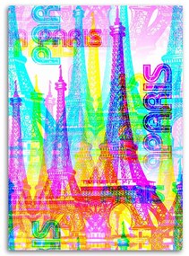 Gario Vászonkép Neon Párizs Méret: 70 x 100 cm