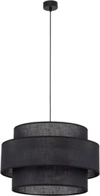TK LIGHTING 5099 CALISTO Ernyős Függesztett Lámpa Fekete E27 IP20