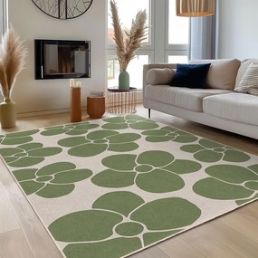 Zöld mosható szőnyeg 160x230 cm Green Meadow – Mila Home