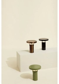 Fekete LED dimmelhető asztali lámpa fém búrával (magasság 28 cm) BringMe – Hübsch