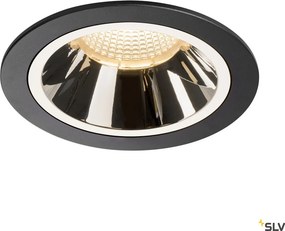 SLV 1003915 NUMINOS DL L Fürdőszobai Beépíthető Lámpa Króm, Fekete LED IP44