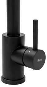 REA-B4820 - COLIN kihúzható zuhanyfejes mosogatócsaptelep, 42,5 cm, fekete