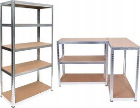 Tárolószekrény 150x70x30 cm – Horganyzott acél, Mdf