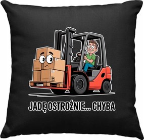 Raktáros párna logisztika mém vicc 4 fekete