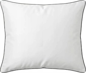 Bambusz párnahuzat 50x60 fehér, fekete bézs