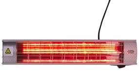 Ezüst Elektromos Alumínium Teraszfűtés 2000 Watt BROMO Beliani