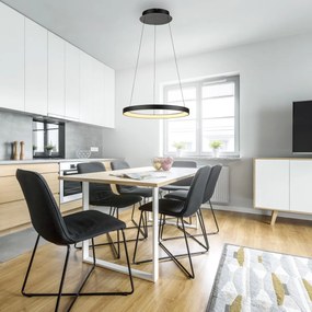 Paul Neuhaus modern függeszték hoop fekete pln2851-18