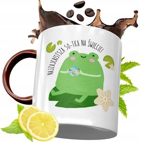 Bordó Bögre 50. Születésnapra Ajándék fényképes nyomtatással