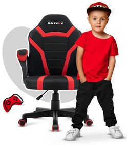 Gyermek gamer szék , gyerekeknek , RED MESH