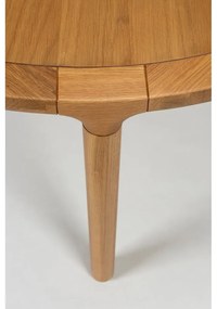 Kerek étkezőasztal tölgyfa dekorral ø 128 cm Storm – Zuiver