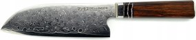 Santoku kés 180 Dellinger Manmosu Damascus