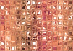 Flizelin fotótapéta Metál Mozaik Arany és Bronz Elegancia 368x280 +ragasztó