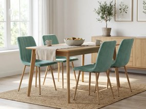 Mentás bársonyszék LAVA AQUA MINT