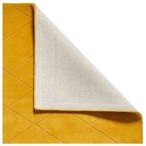 Kasbah mustársárga gyapjú szőnyeg, 150 x 230 cm - Think Rugs