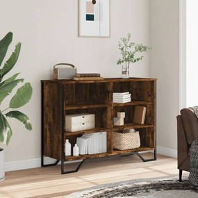 sonoma tölgy színű szerelt fa tálalószekrény 101x35,5x74,5 cm
