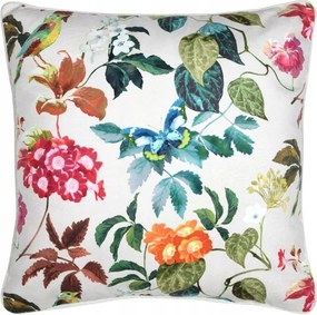 Emmy párna 45x45 cm Modern Dekoratív Díszpárna Puha Fehér Növények