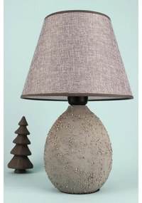 Asztali lámpa RAMZES 1xE27/40W/230V szürke