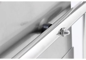 STILISTA Postaláda rozsdamentes acél 120 cm