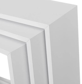 Fehér polc készlet 3 db-os – Casa Selección