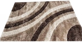 Aporka Luxus Shaggy szőnyeg 60 x 220 cm Barna