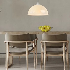 Csillár zsinóron 1xE27/60W/230V kávé