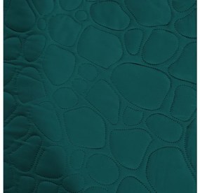 Türkiz ágytakaró STONE mintával Méret: 200 x 220 cm