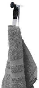 DUAL BASIC szürke törölköző 50x100 cm, 100% pamut