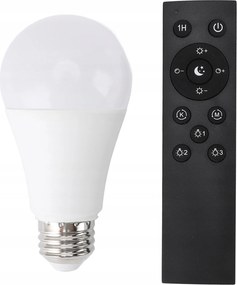 Led Izzó Fehér Vagy Meleg Fény Távirányítóval, Nagy Menet E26 800LM