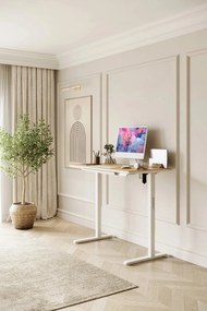 Newai állítható magasságú elektromos íróasztal, 120x60cm, bézs