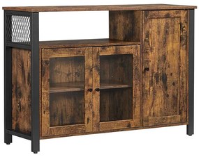 FIRA komód barna/fekete