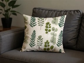 Mikroszálas párnahuzat SCANDI NATURE 45x45 cm, zöld