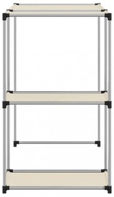 2 szintes krémszínű mosógép feletti tárolóállvány 87x55x90,5 cm
