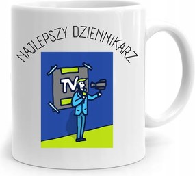 Riporter Újságíró Bögre Legjobb Újságíró fényképes nyomtatással