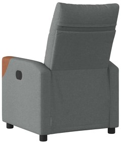 vidaXL Fotel ágy Sötétszürke 69 x 86 x 100 cm szövet