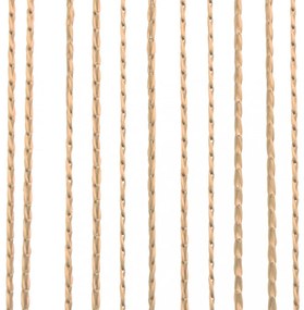 2 db bézs zsinórfüggöny 140 x 250 cm