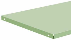 Fém polc ALEX szekrényhez, 448 x 360 x 20 mm, Fresh Style: pasztell zöld