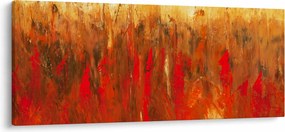 Kép - Festett absztrakció (120x50 cm)