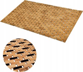 Fürdőszobaszőnyeg Fa Bambusz 50x80 Szőnyeg