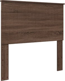 vidaXL Fejtámla fejtámlával Barna Tölgy 100 cm Faanyag