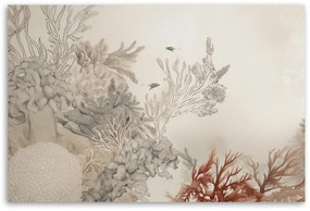 Gario Vászonkép Víz alatti növények és halak Méret: 90 x 60 cm